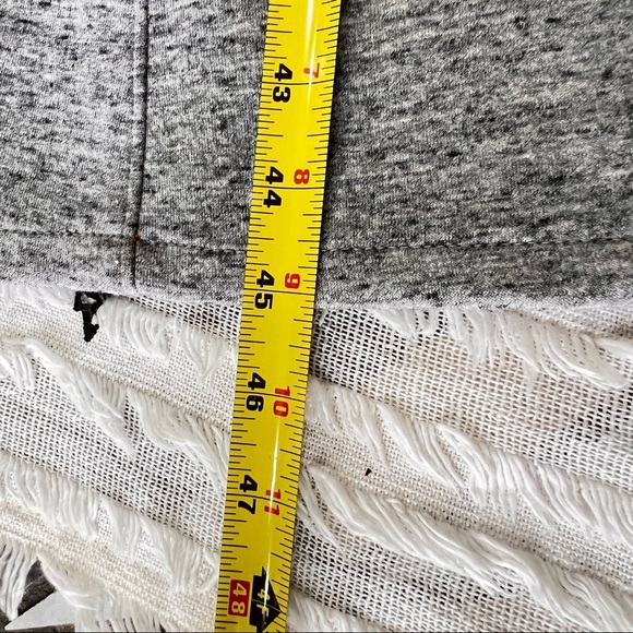 Women's J. Crew Gray Sleeveless Thick Knit Velvet Belted A Line Midi Dress Sz 6 - Picture 12 of 13